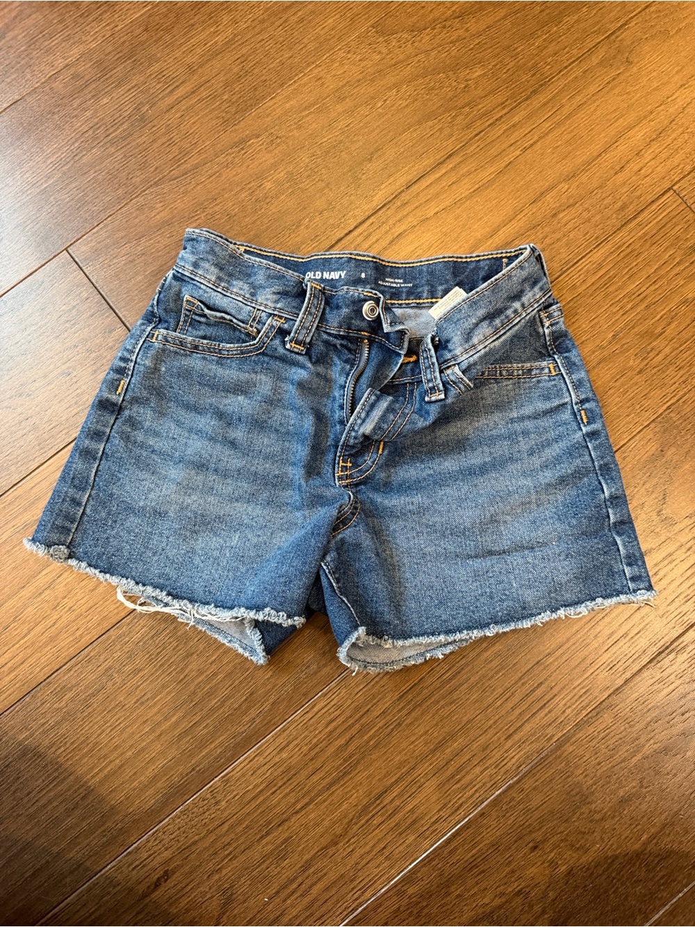 Old Navy Girls Blue Denim Cutoff Shorts Size 8 - C46-024